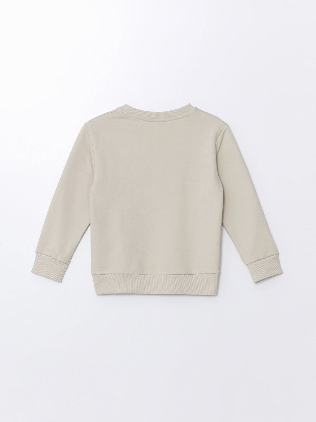 LCW ECO Bej Bisiklet Yaka Baskılı Erkek Çocuk Sweatshirt - 2