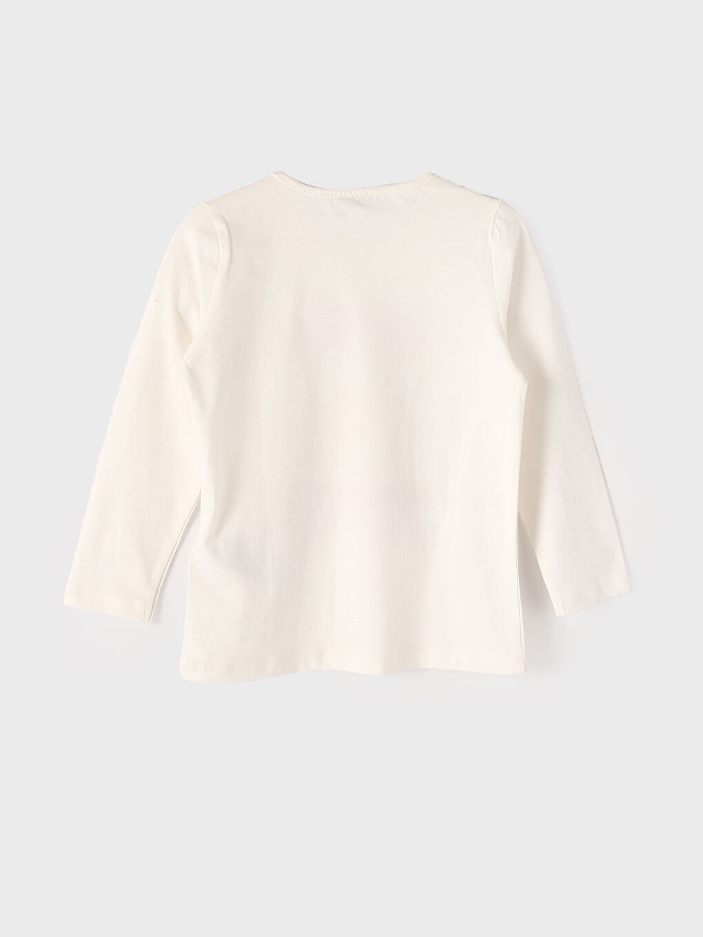 تيشيرت ياقة دائرية للبنات-1