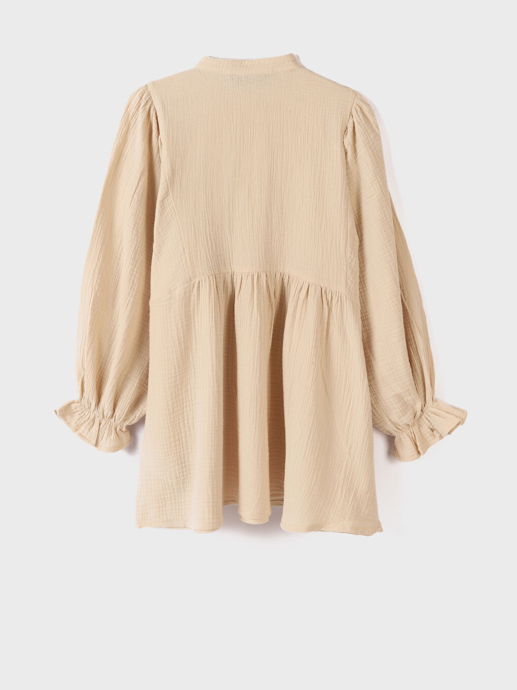 Grandad Collar Long Sleeve Women's Tunic-1