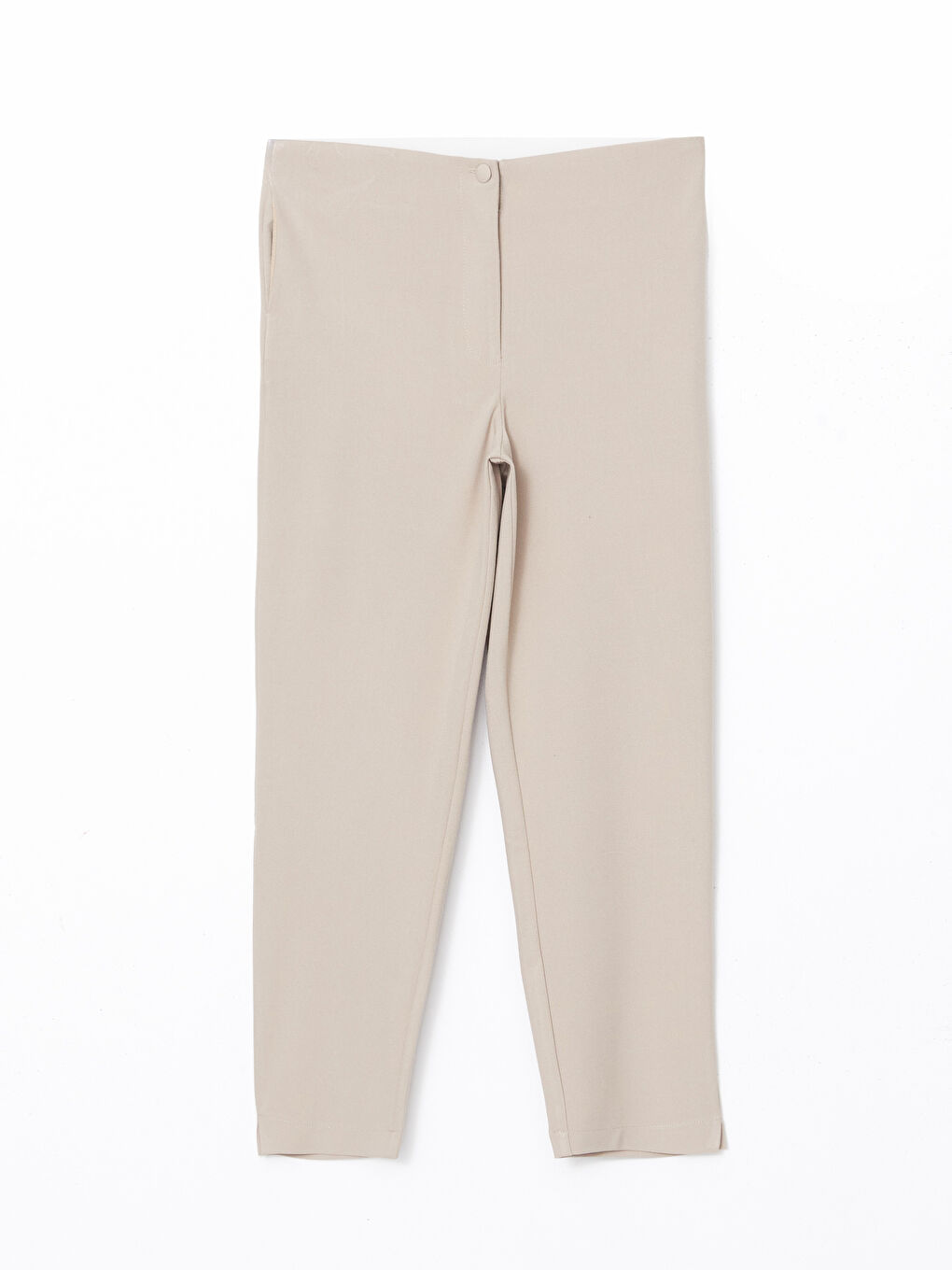 Elasticated Waist Slim Fit Women's Trousers-4