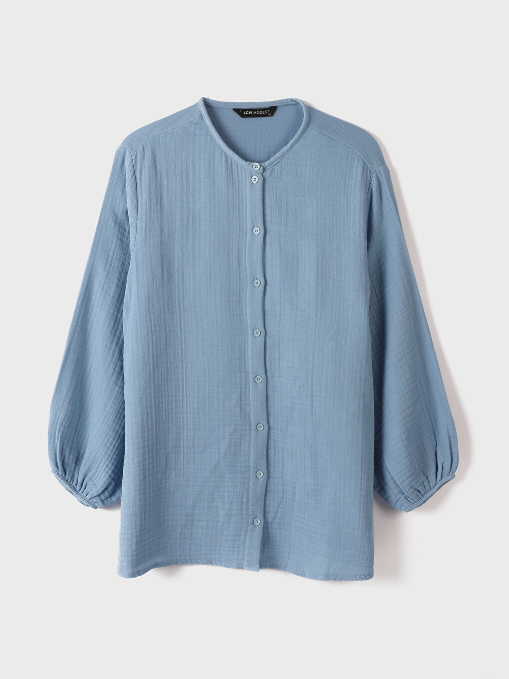 Balloon Sleeve Women's Plain Tunic