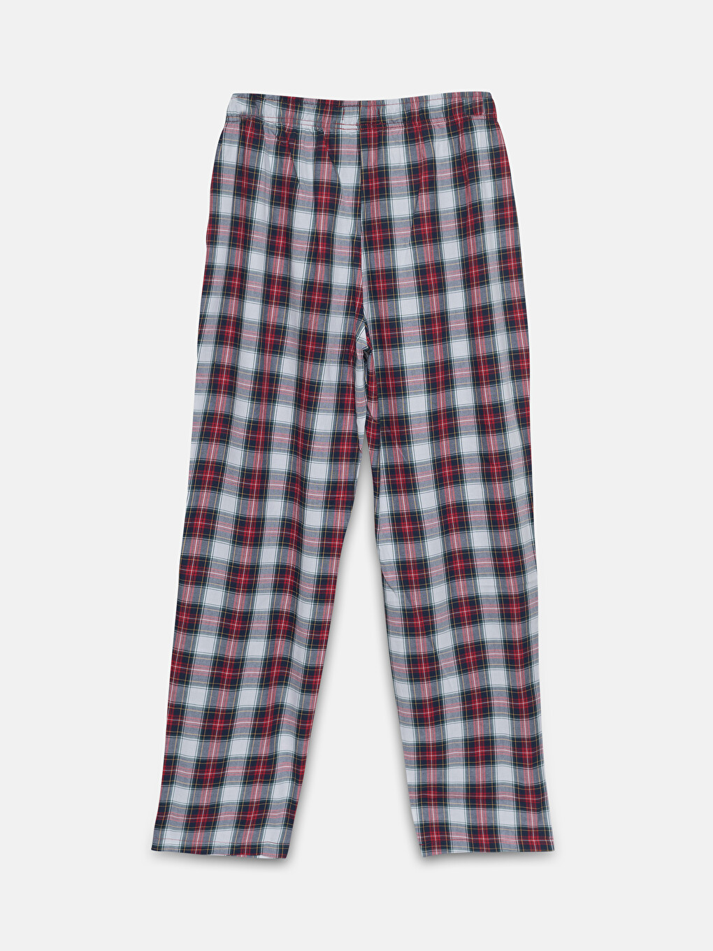 Standart Kalıp Ekose Erkek Pijama Alt-1