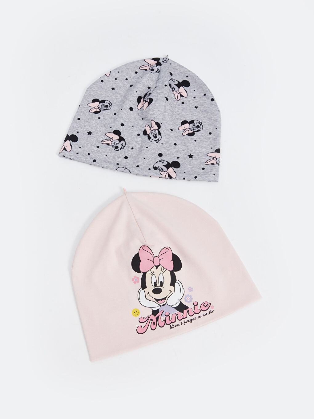 LCW ACCESSORIES Açık Pembe Minnie Mouse Baskılı Kız Çocuk Bere