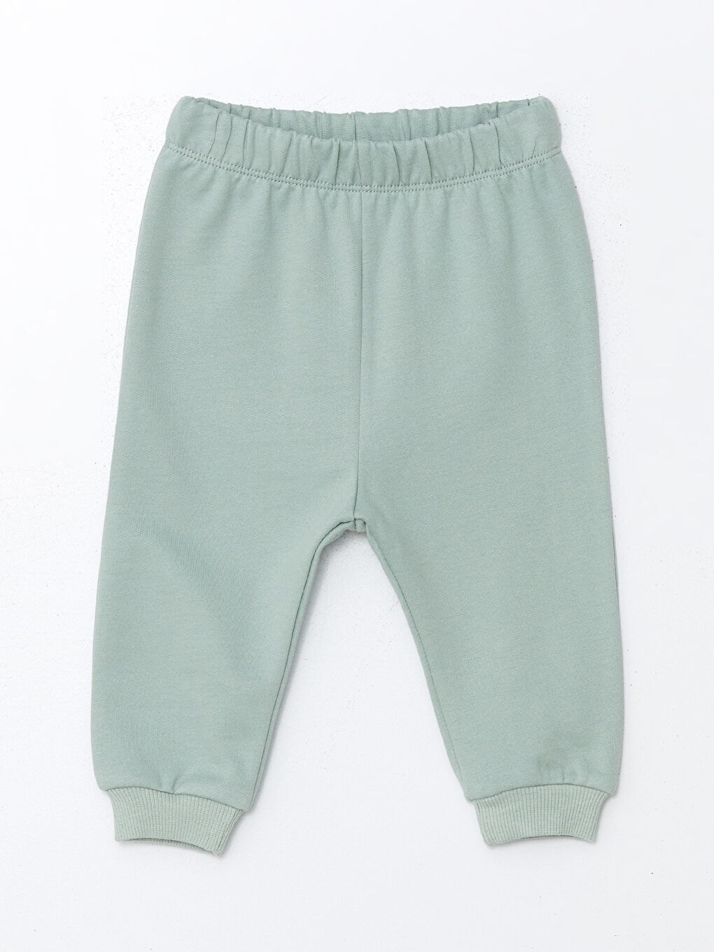 Yeşil Beli Lastikli Basic Erkek Bebek Jogger Eşofman Alt