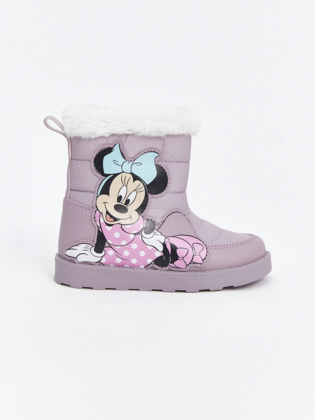 LCW STEPS Lila Minnie Mouse Baskılı Kız Bebek Bot - 1