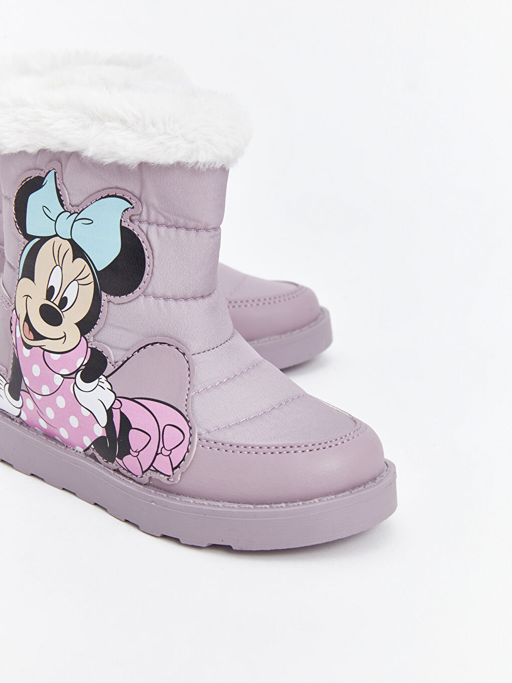 LCW STEPS Lila Minnie Mouse Baskılı Kız Bebek Bot - 2