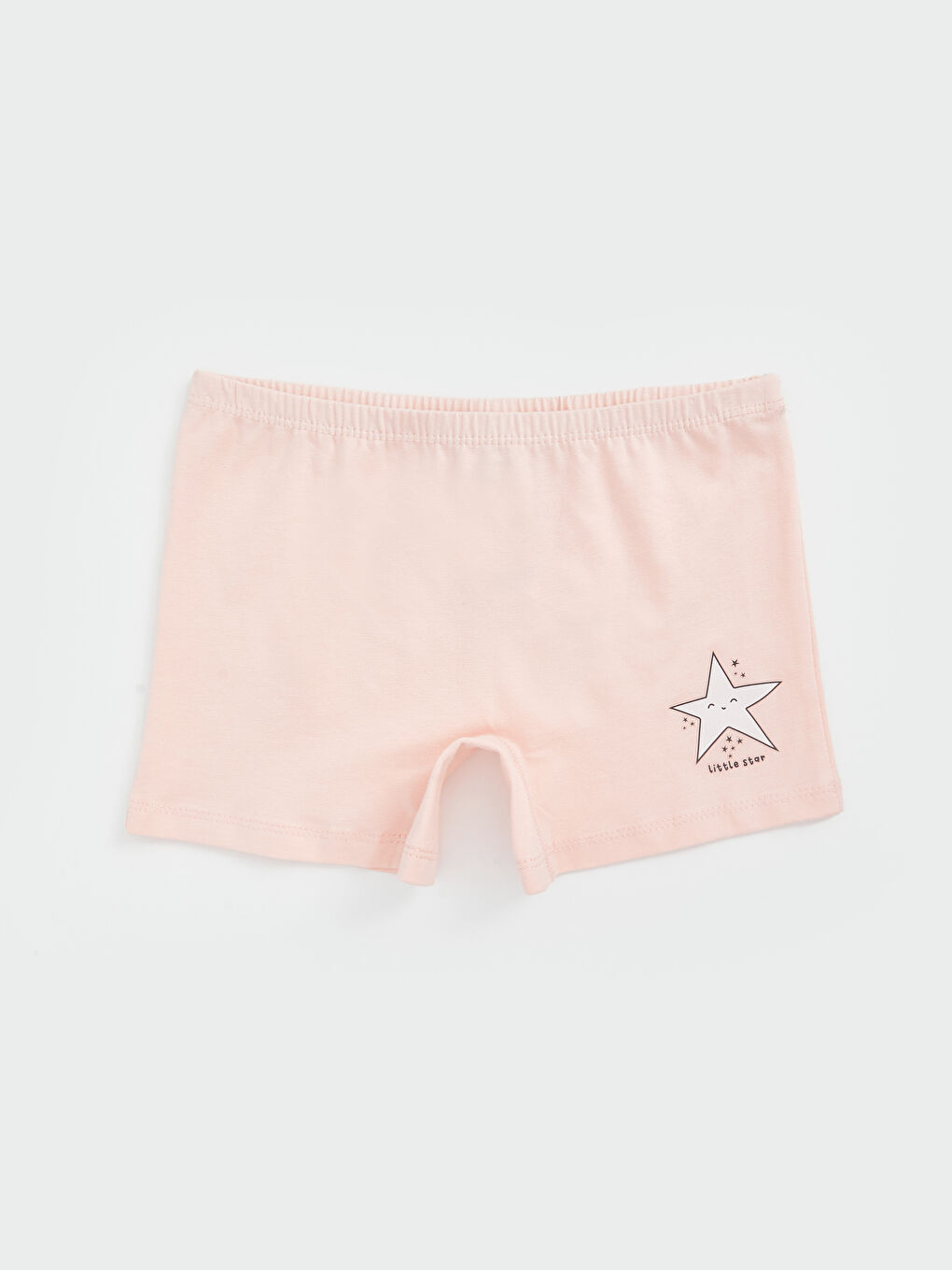 LCW Kids Pembe Baskılı Kız Çocuk Boxer