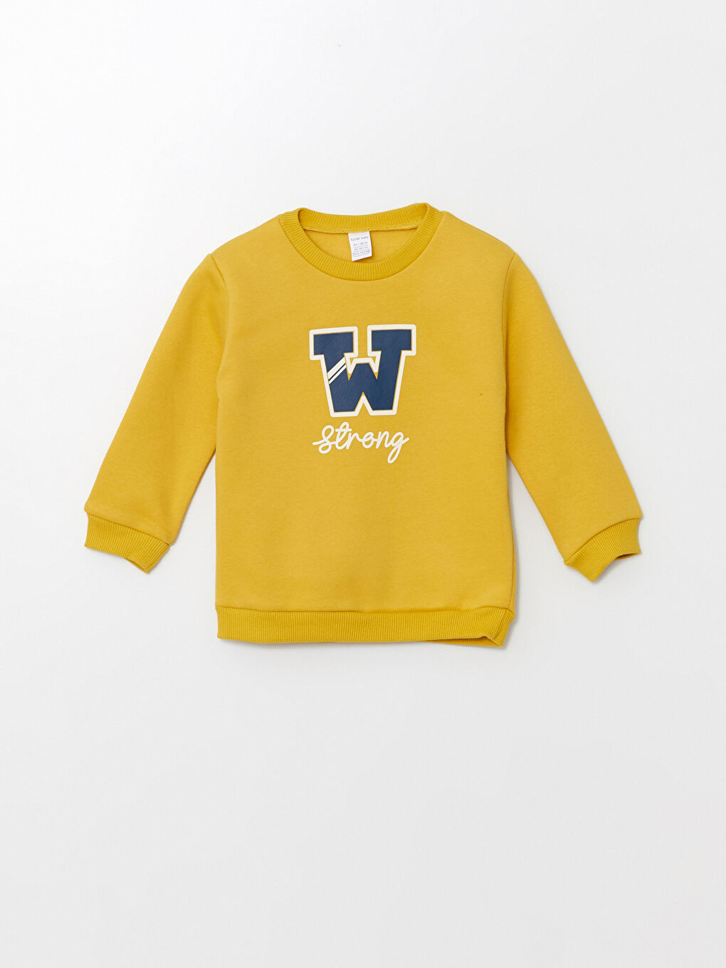 LCW baby Hardal Bisiklet Yaka Uzun Kollu Baskılı Erkek Bebek Sweatshirt - 4