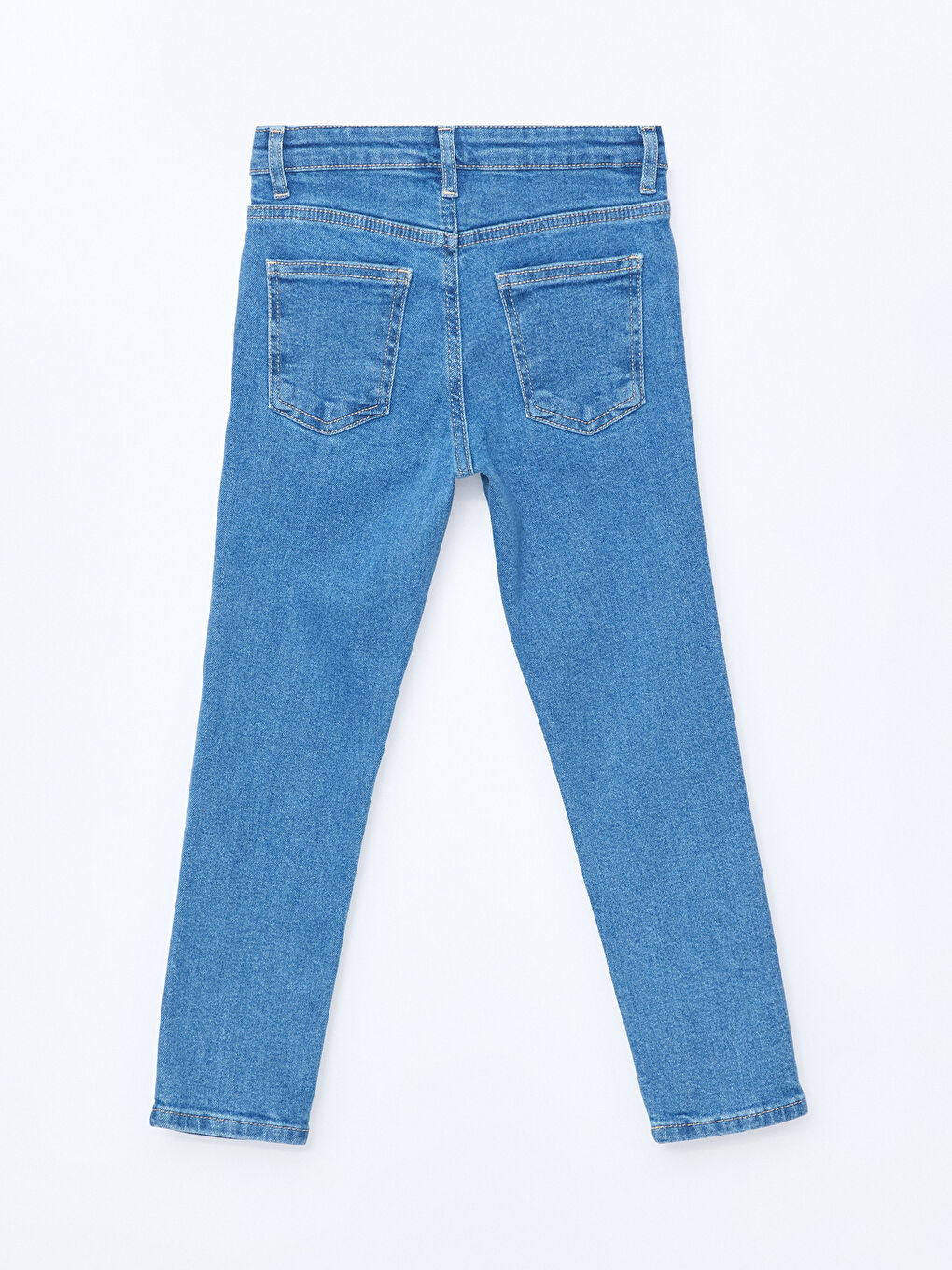 LCW ECO İndigo Rodeo Beli Ayarlanabilir Lastikli Erkek Çocuk Jean Pantolon - 2