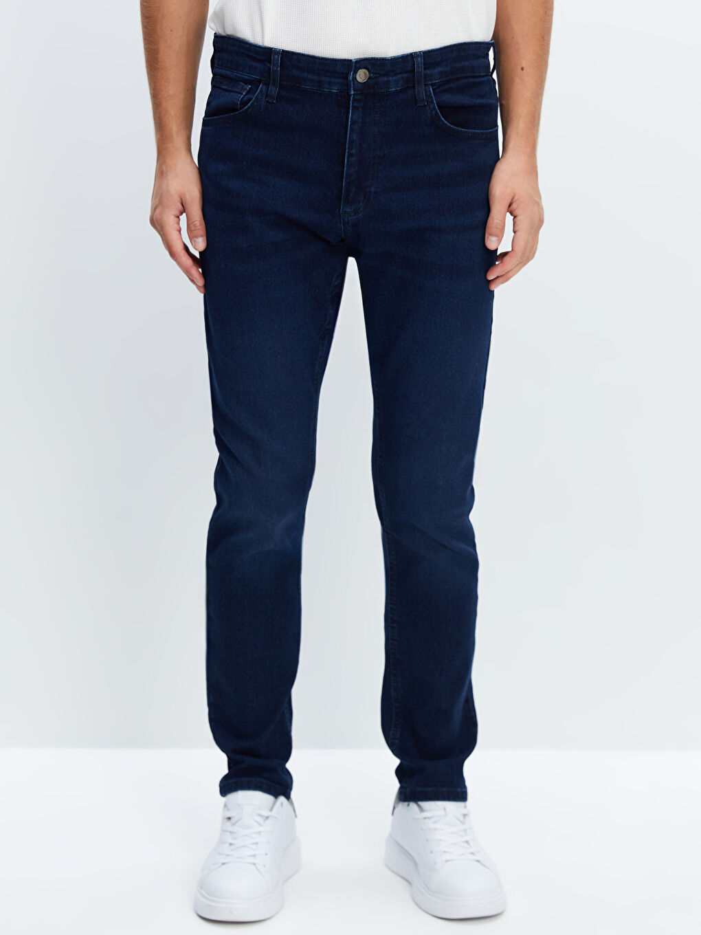 LCW ECO Koyu İndigo Slim Fit Erkek Jean Pantolon - 1