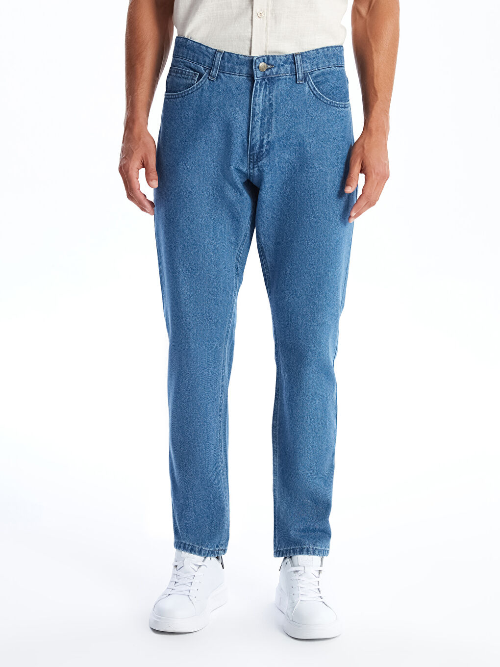 İndigo Regular Fit Erkek Jean Pantolon-1