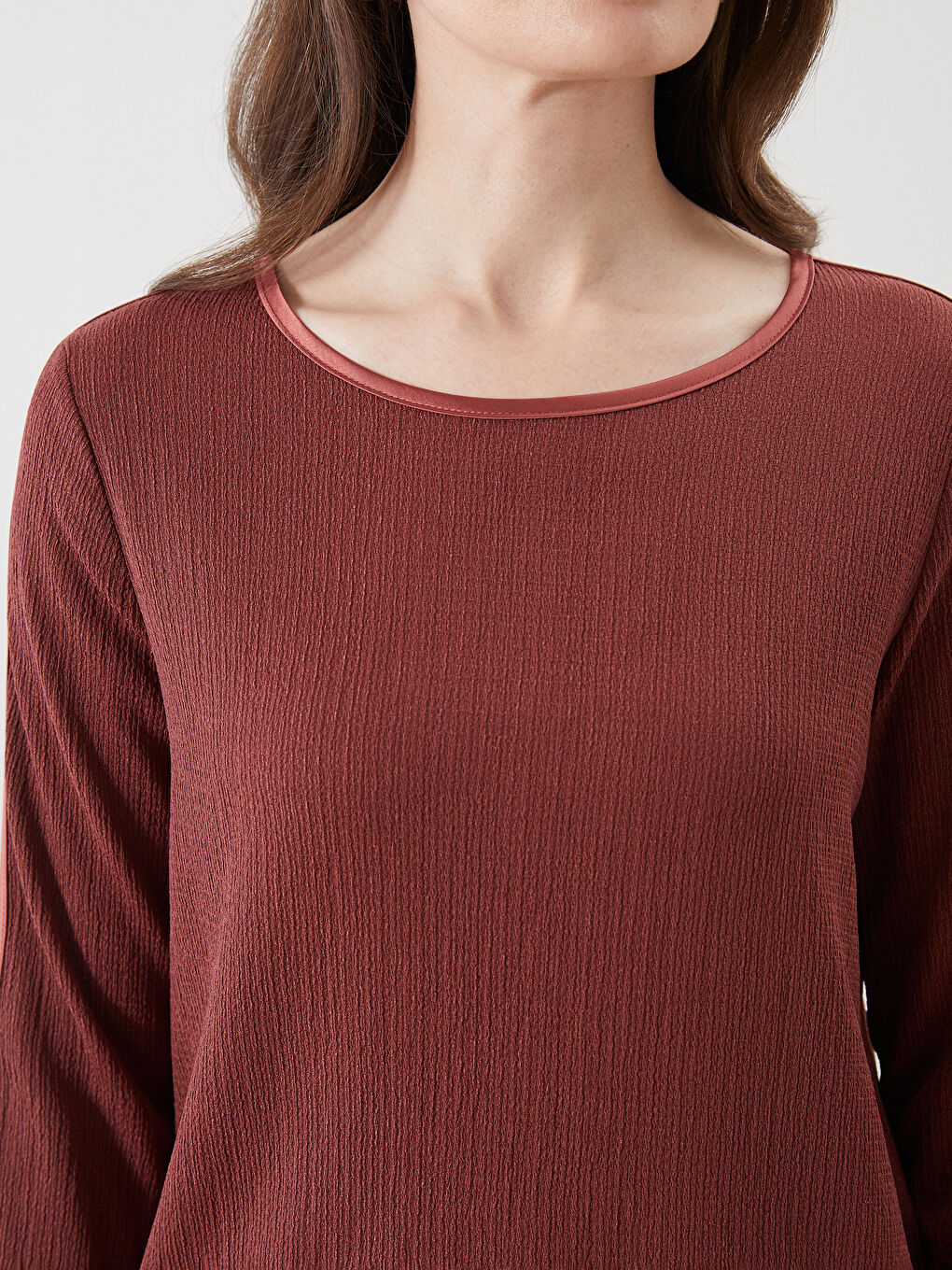 LCW Grace Crew Neck Women's T-Shirt -W4I118Z8-H5P