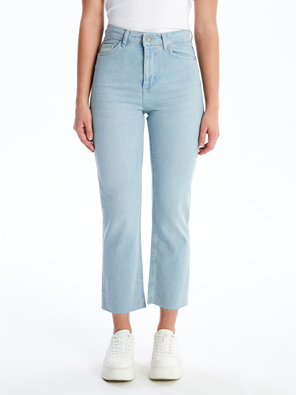 LCW Jeans İndigo Mars Flare Kadın Jean Pantolon - 1