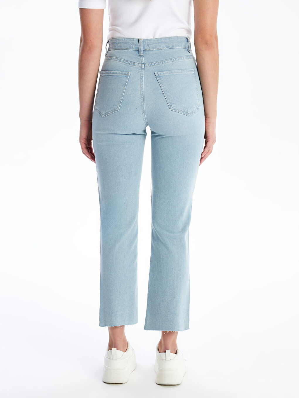 LCW Jeans İndigo Mars Flare Kadın Jean Pantolon - 3