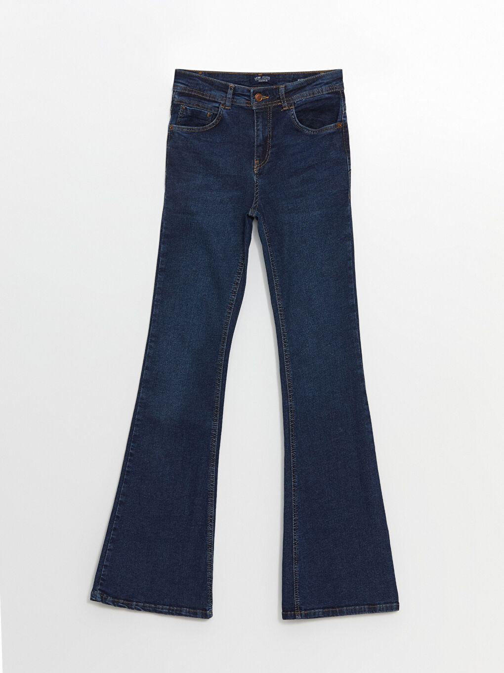 LCW Jeans İndigo Mars Flare Kadın Jean Pantolon - 4