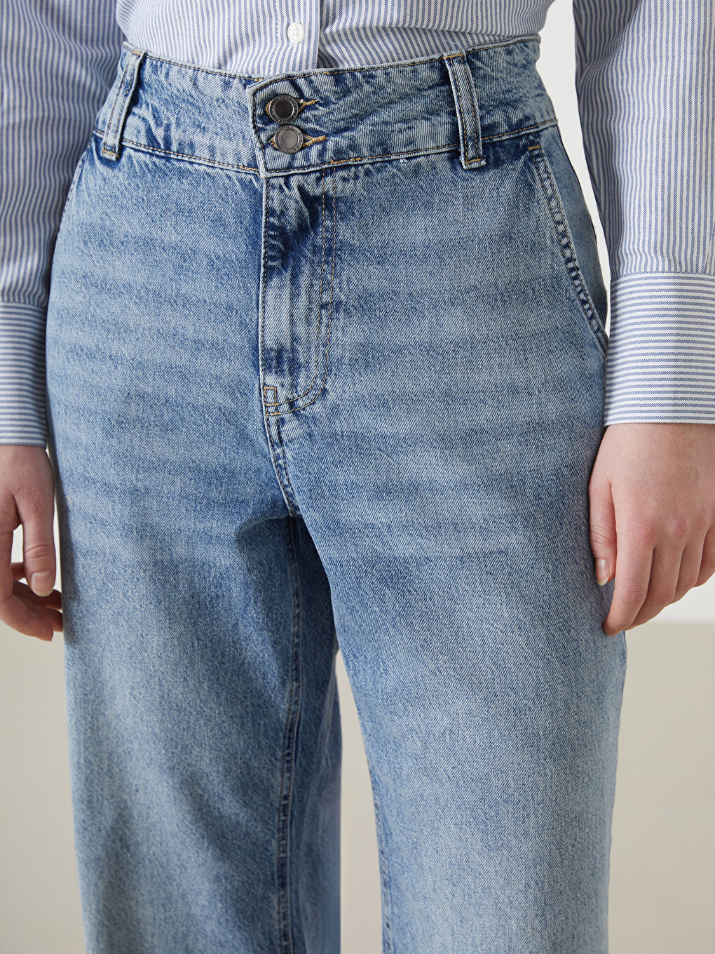 LCW Jeans Wideleg Women's Jeans -W4I143Z8-507