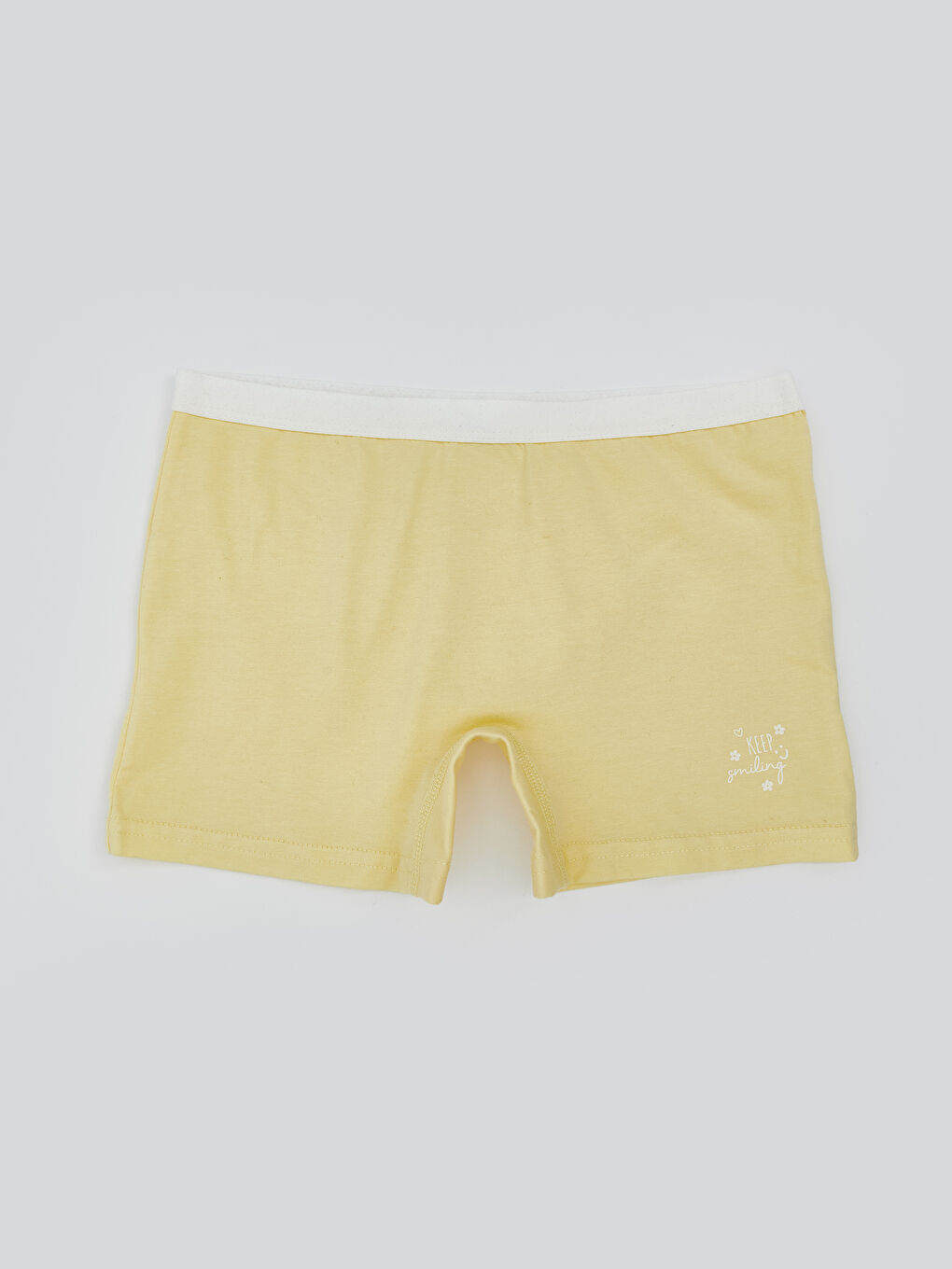 Karışık Baskılı Kız Çocuk Boxer