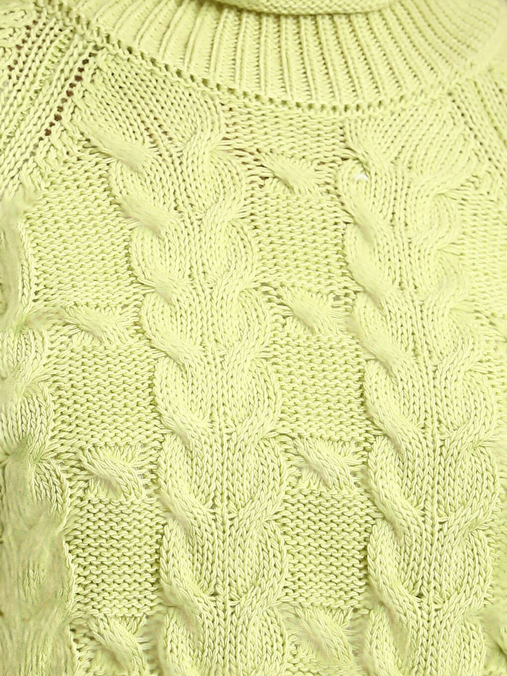 Pull-over en Tricot à Motifs pour Femmes à Col Montant-2