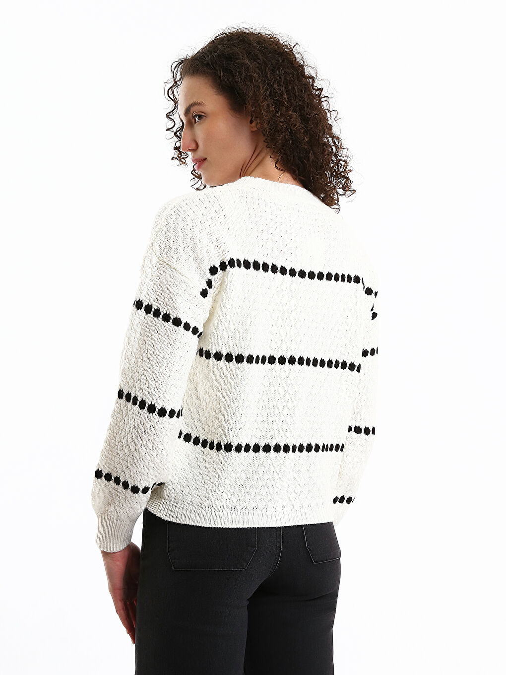 Crew Neck Women's Sweater-4