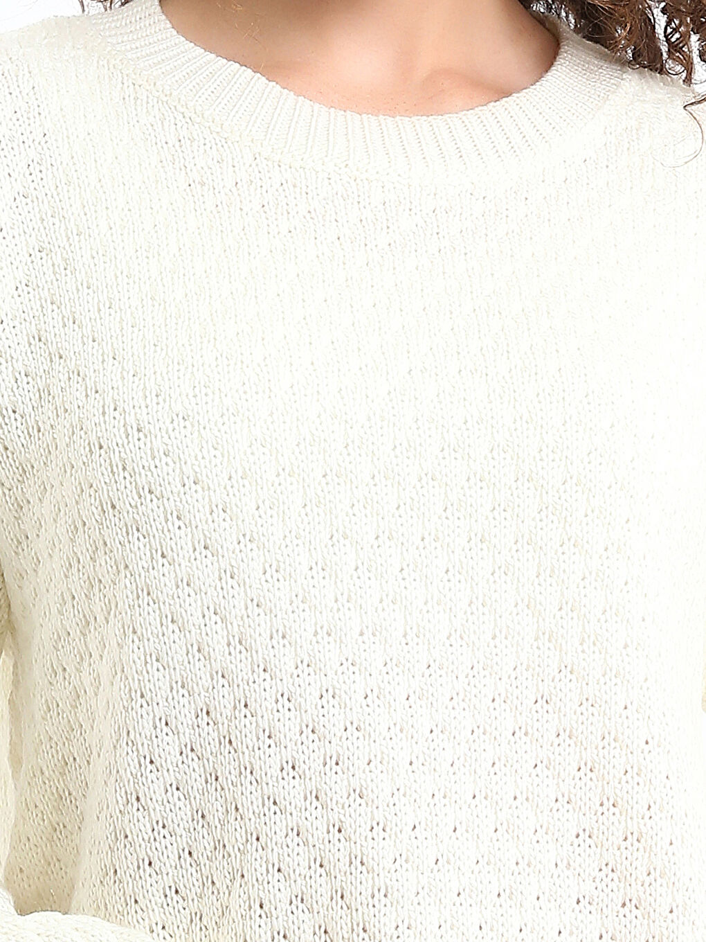 Crew Neck Women's Sweater-2