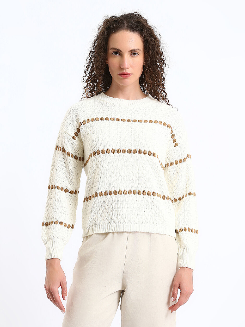 Pull-over Col rond pour Femmes