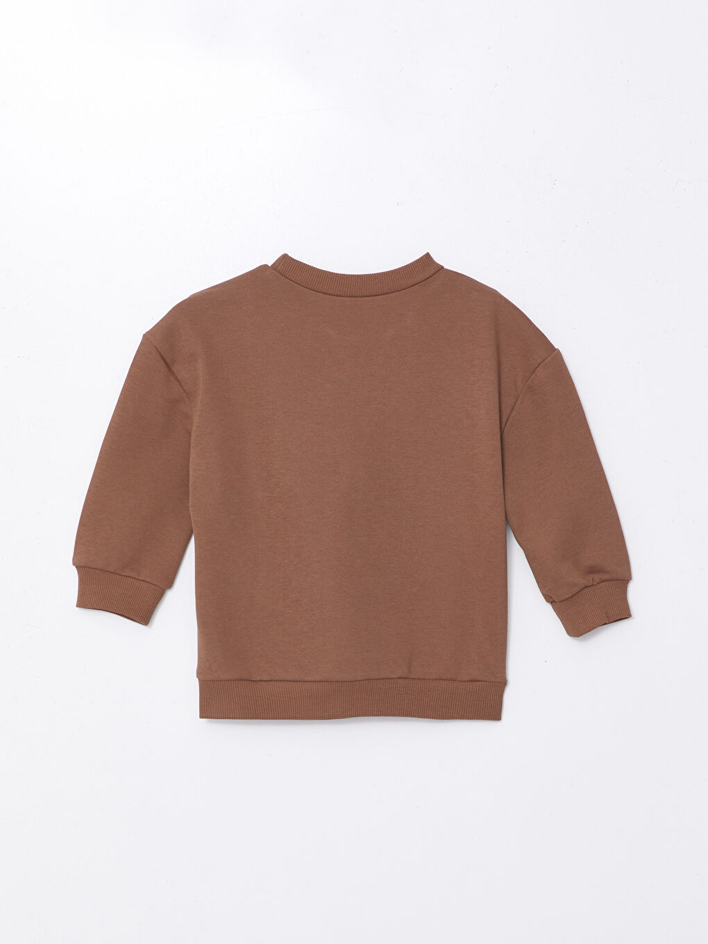 მრგვალი საყელო გრძელმკლავიანი ნაბეჭდი ბიჭებისთვის ბავშვის თბილი ზედა-1