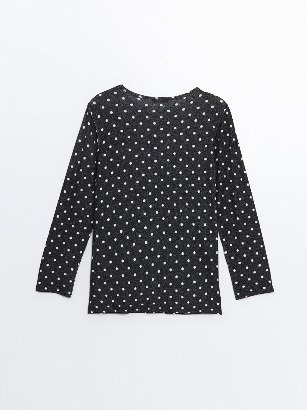 LCW Grace Crew Neck Patterned Long Sleeve Women's T-Shirt -W4I251Z8-SW5