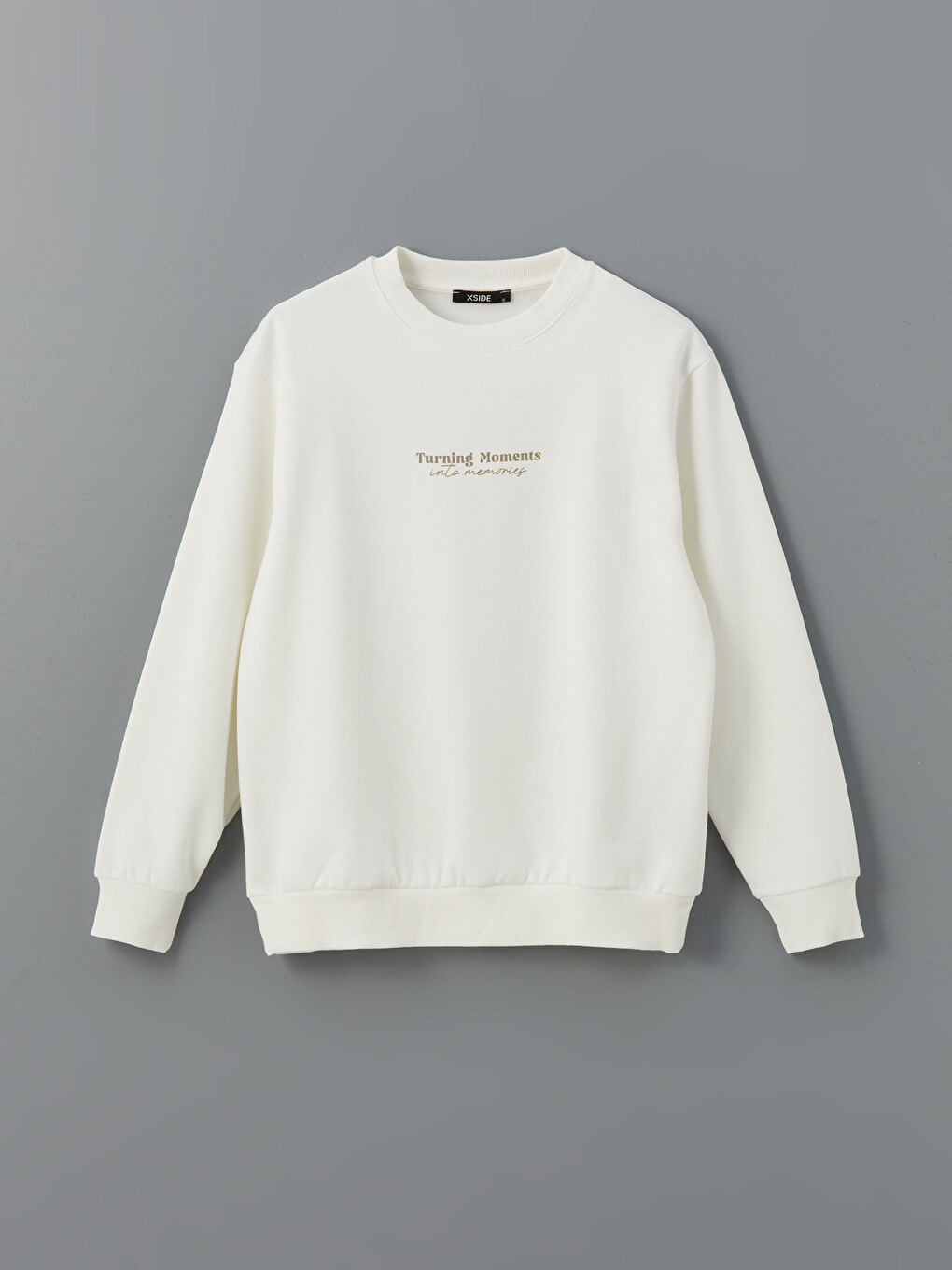 Sweat-shirt Surdimensionné Col Rond Manches Longues Imprimé Pour Hommes-4