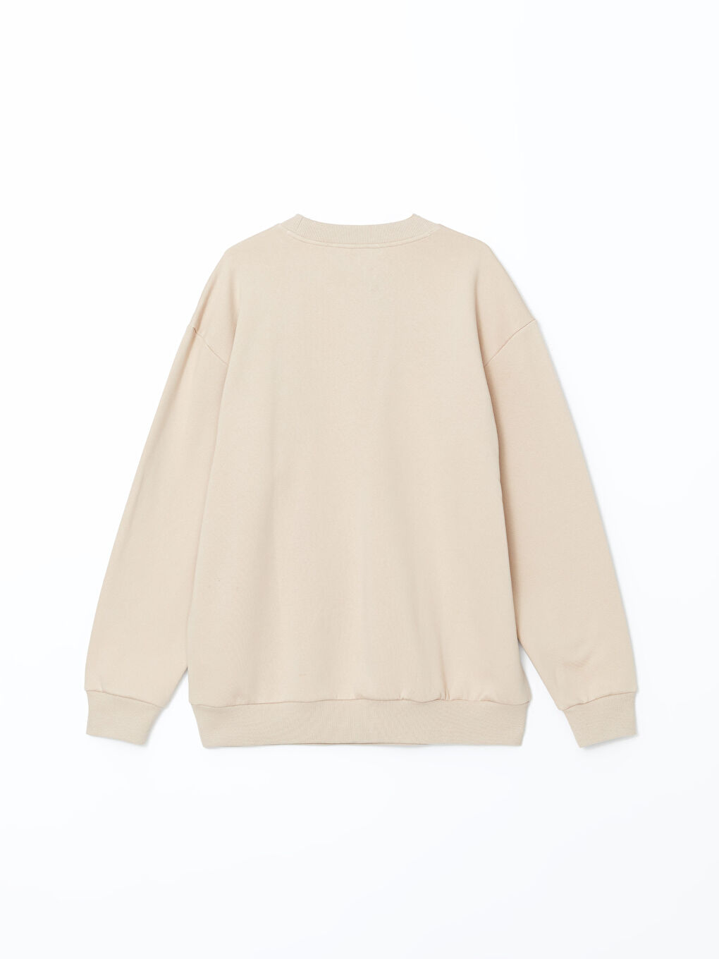 Оверсайз Свитшот с Круглым Вырезом и Длинным Рукавом с Принтом для Мужчин-5