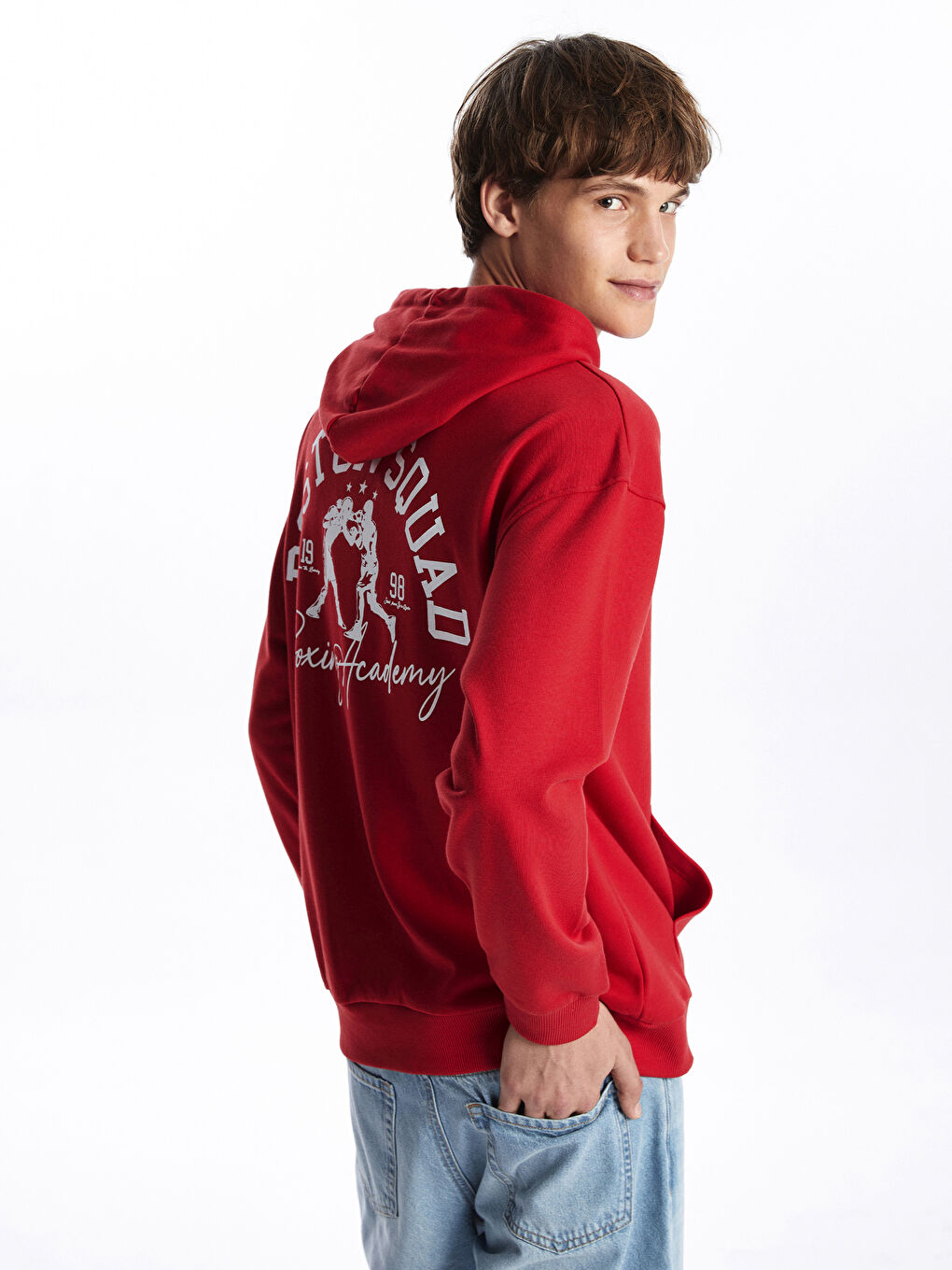 Long Sleeve Printed Men's Hoodie