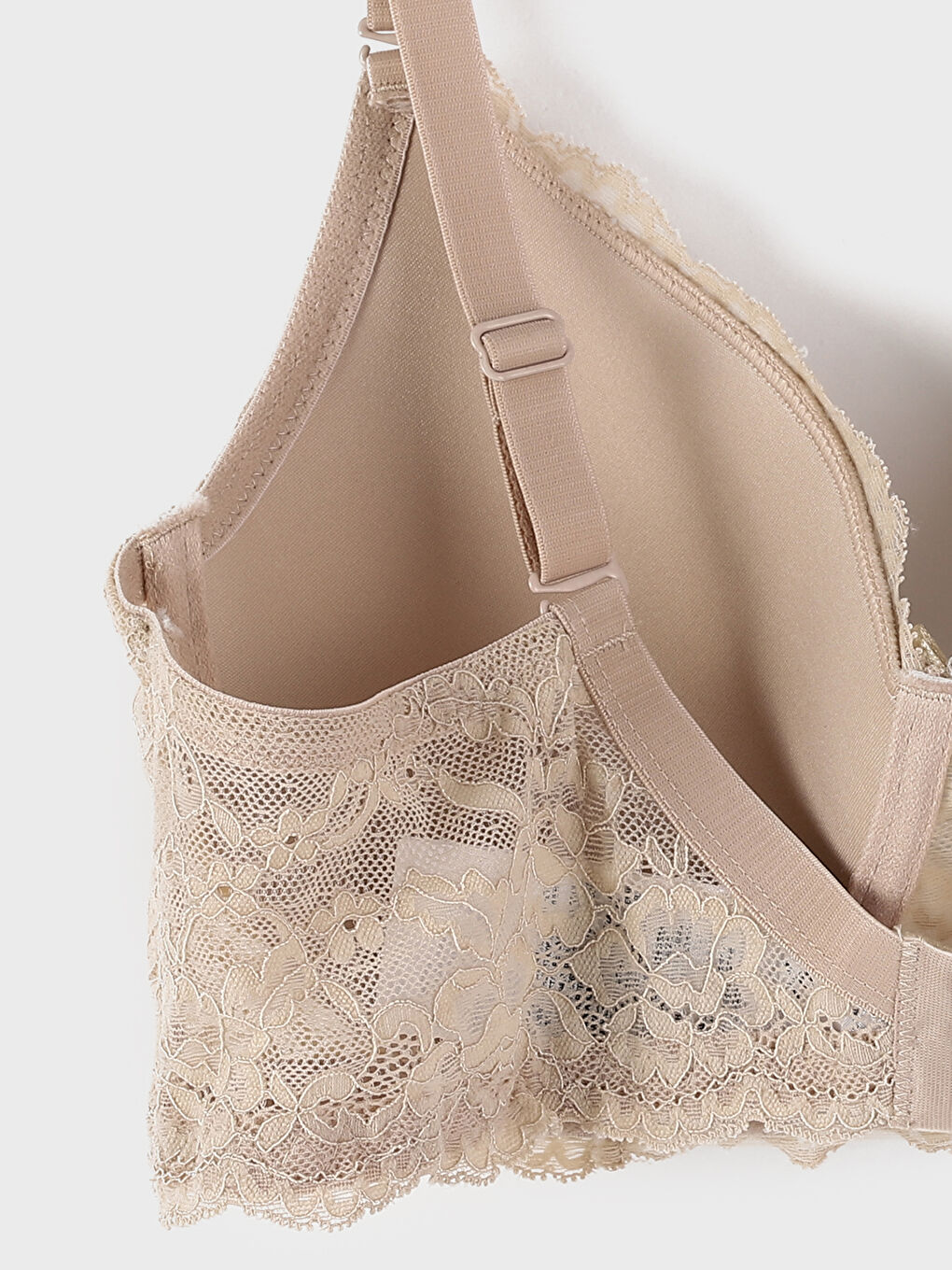 Wired Non-Padded Lace Detailed Bra-3