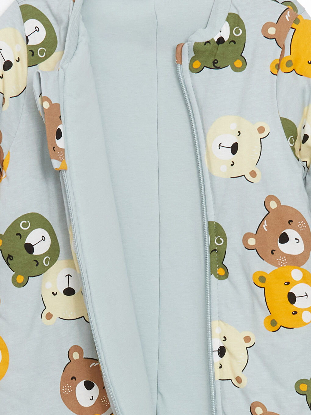 Gri 2.5 Tog Baskılı Erkek Bebek Uyku Tulumu-2