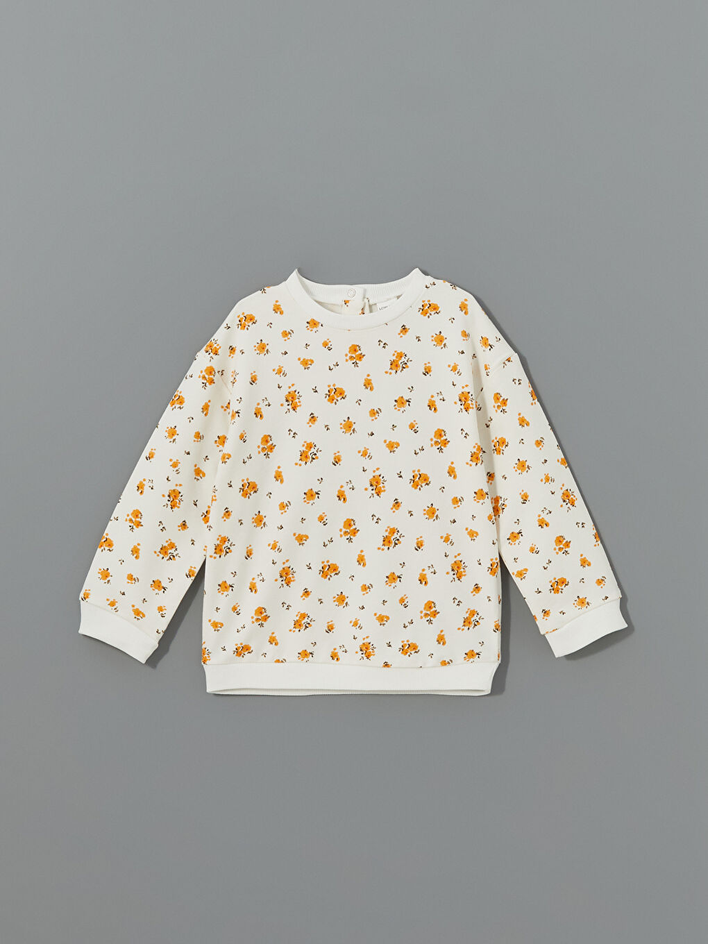 سويت شيرت و ليجنز مُزهر للبنات الرضع - عبوة من قطعتين-1