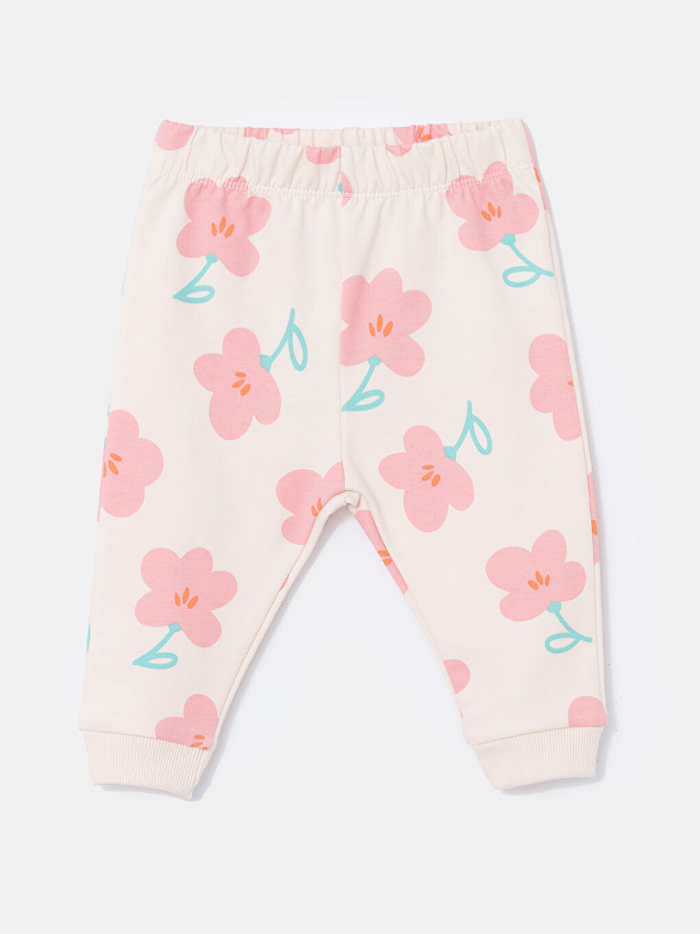 Crew Neck Floral Baby Girls Sweatshirt and Sweatpants 2 Pack-2