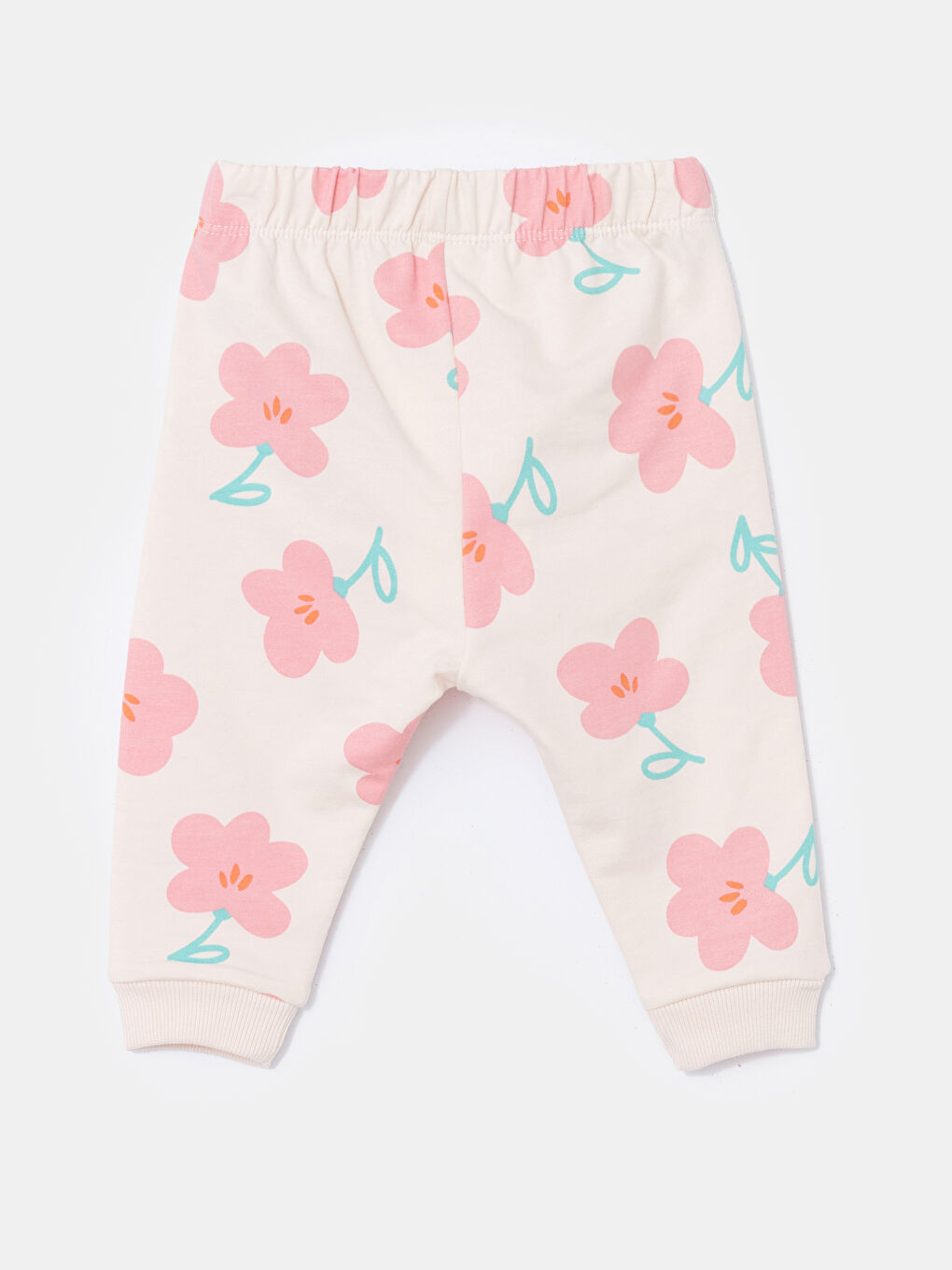 Crew Neck Floral Baby Girls Sweatshirt and Sweatpants 2 Pack-4