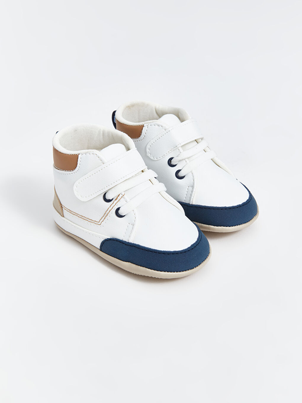 Chaussures de Pré-Marche à Lacets et Velcro pour Garçons