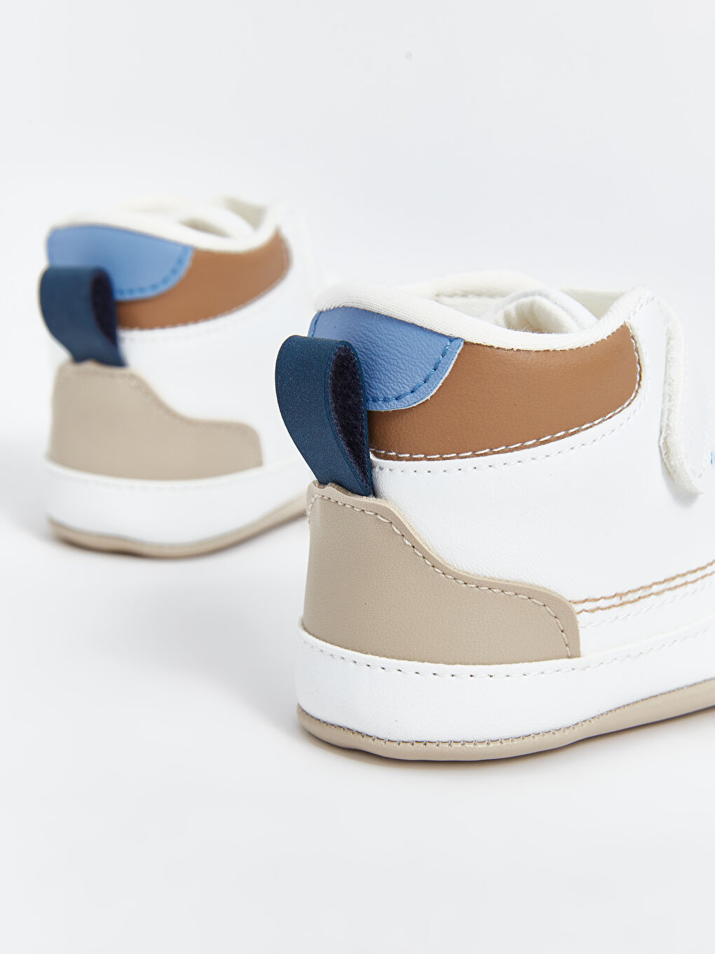 Chaussures de Pré-Marche à Lacets et Velcro pour Garçons-3
