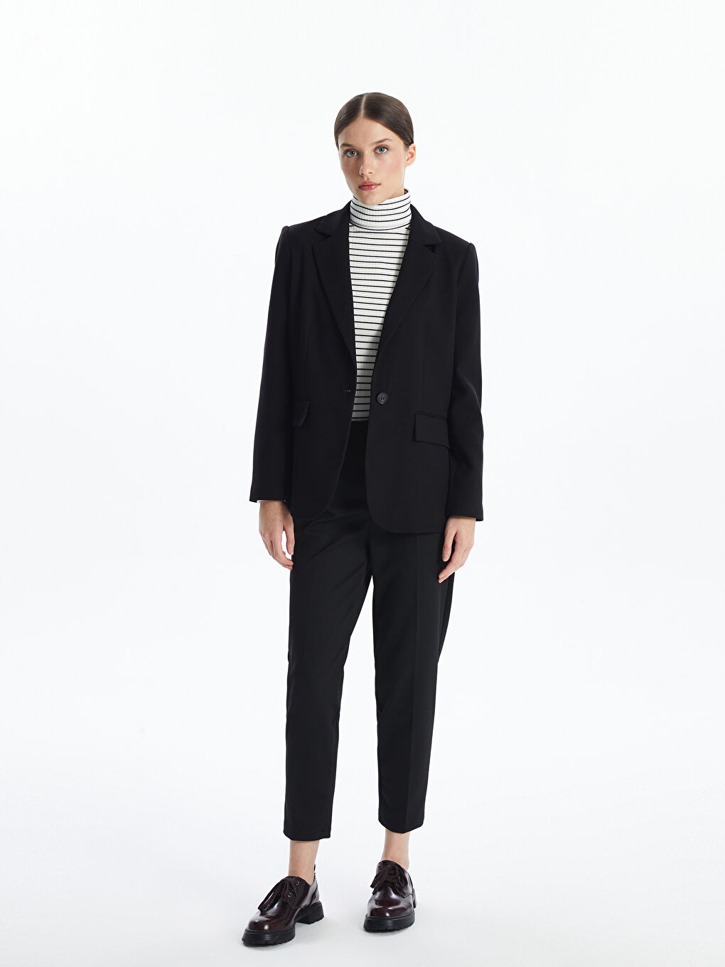 LCW Vision Loose Fit Women's Blazer Jacket -W4I786Z8-CVL