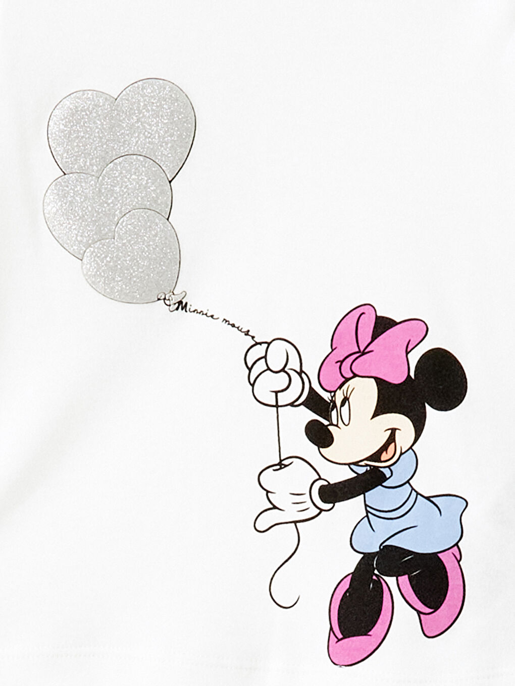 LCW Kids Long Sleeve Minnie Mouse Printed Girls' T-Shirt -W4I794Z1-R9J