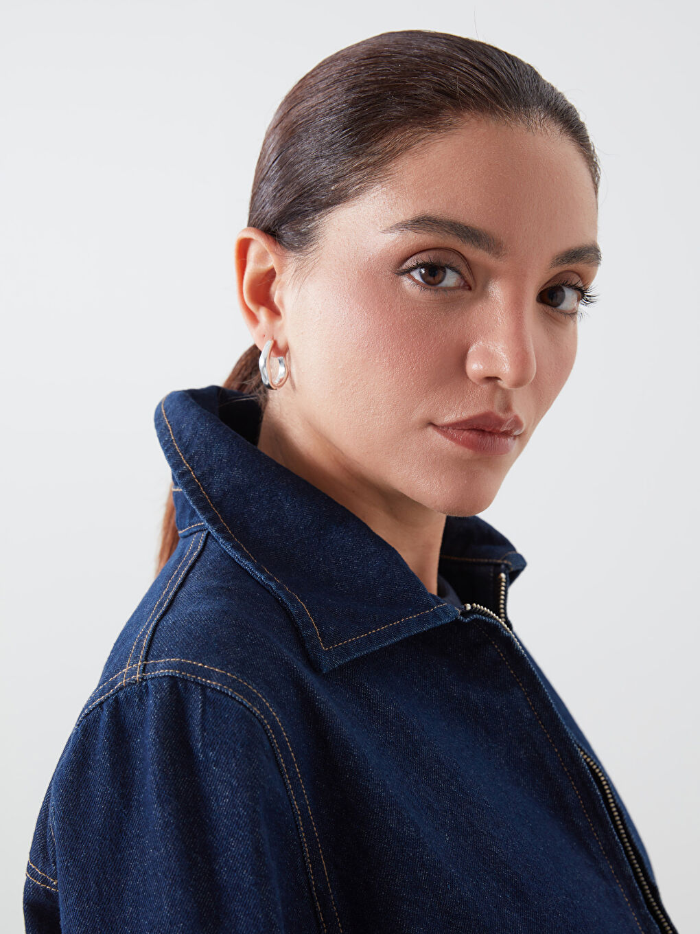 LCW ACCESSORIES Gri Halka Kadın Küpe