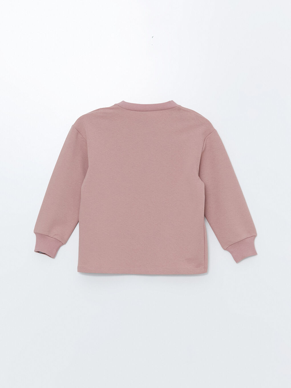 LCW ECO Gülkurusu Bisiklet Yaka Kız Çocuk Sweatshirt ve Eşofman Altı - 3