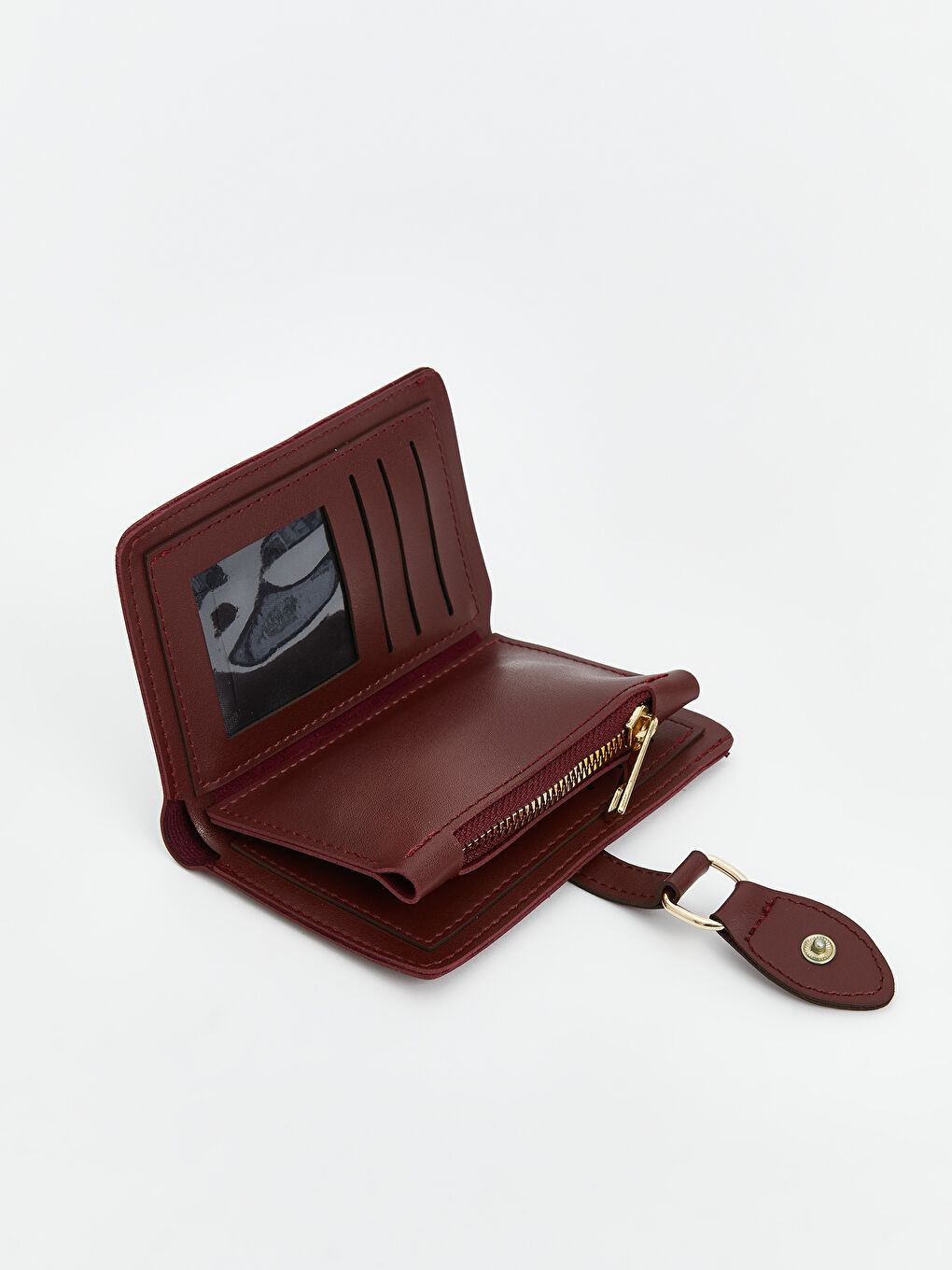 LCW ACCESSORIES Bordo Fermuarlı Kadın Cüzdan - 2