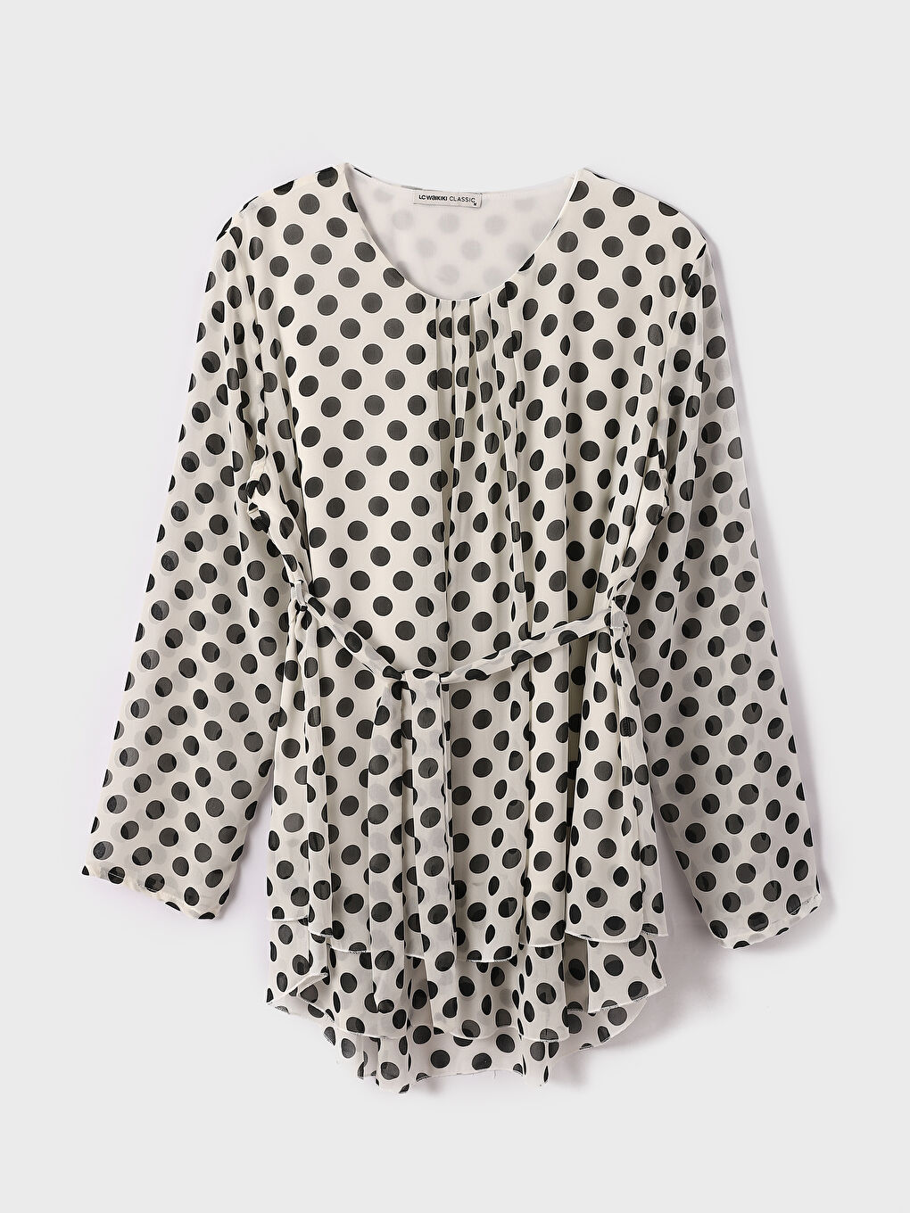 Polka Dot Patterned Tunic -W4IA88Z8-LU7