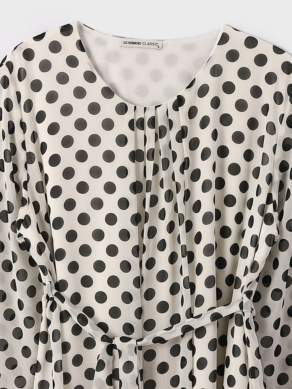 Polka Dot Patterned Tunic -W4IA88Z8-LU7