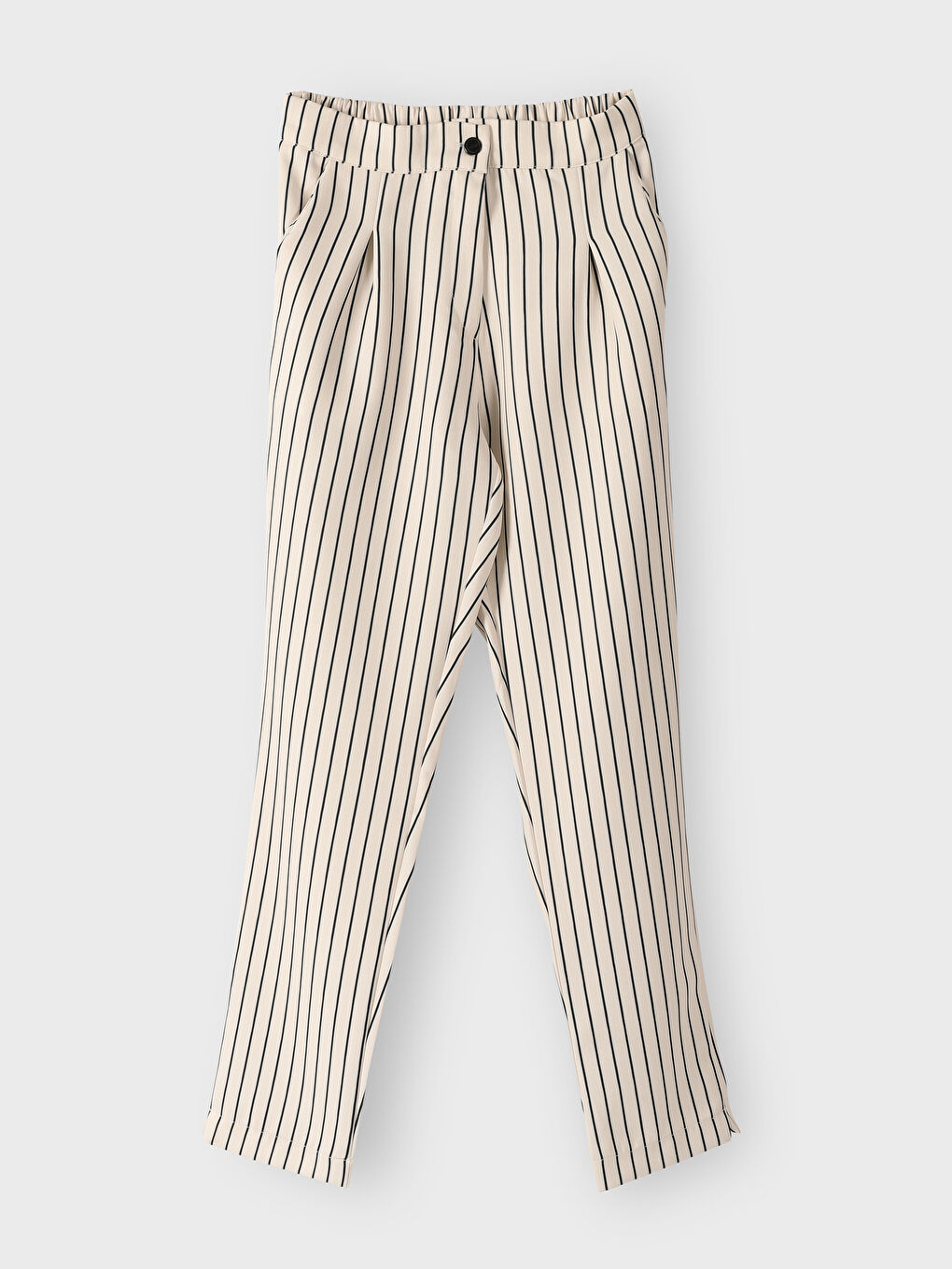 Elastic Waist Striped Women's Trousers