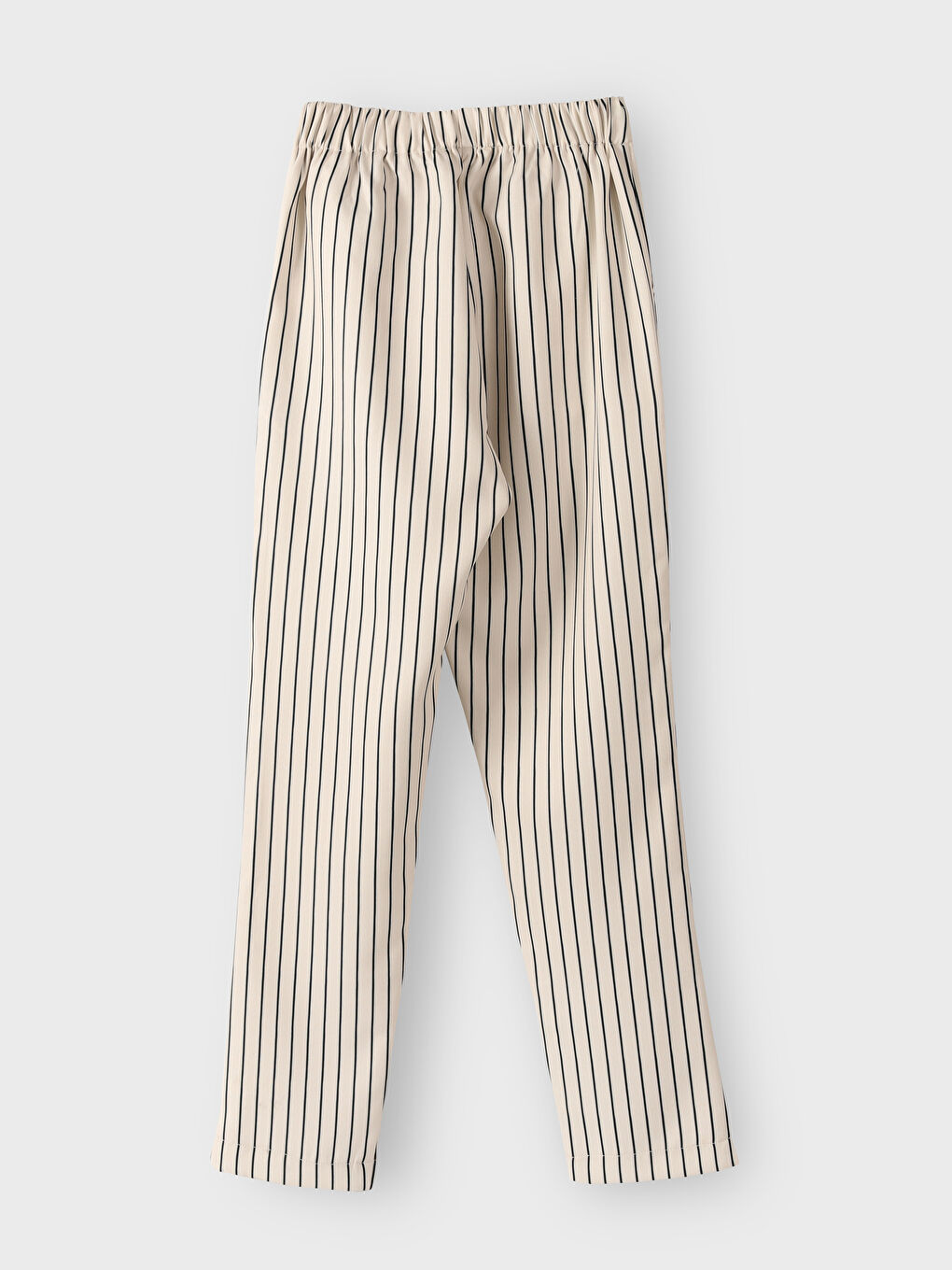 Elastic Waist Striped Women's Trousers-3