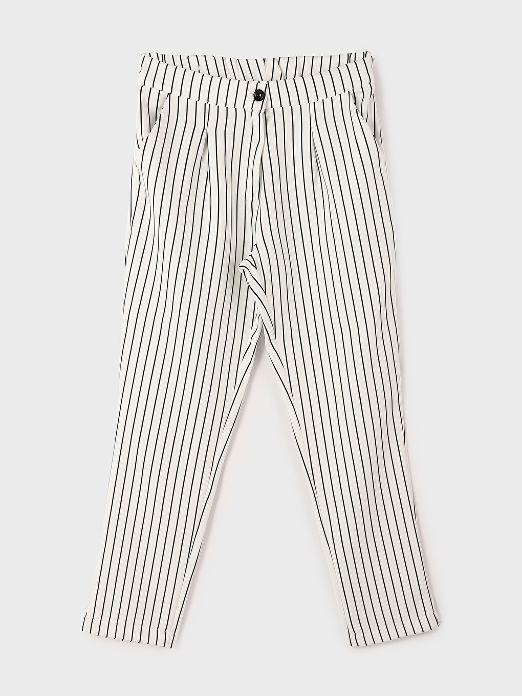 Elastic Waist Striped Women's Trousers