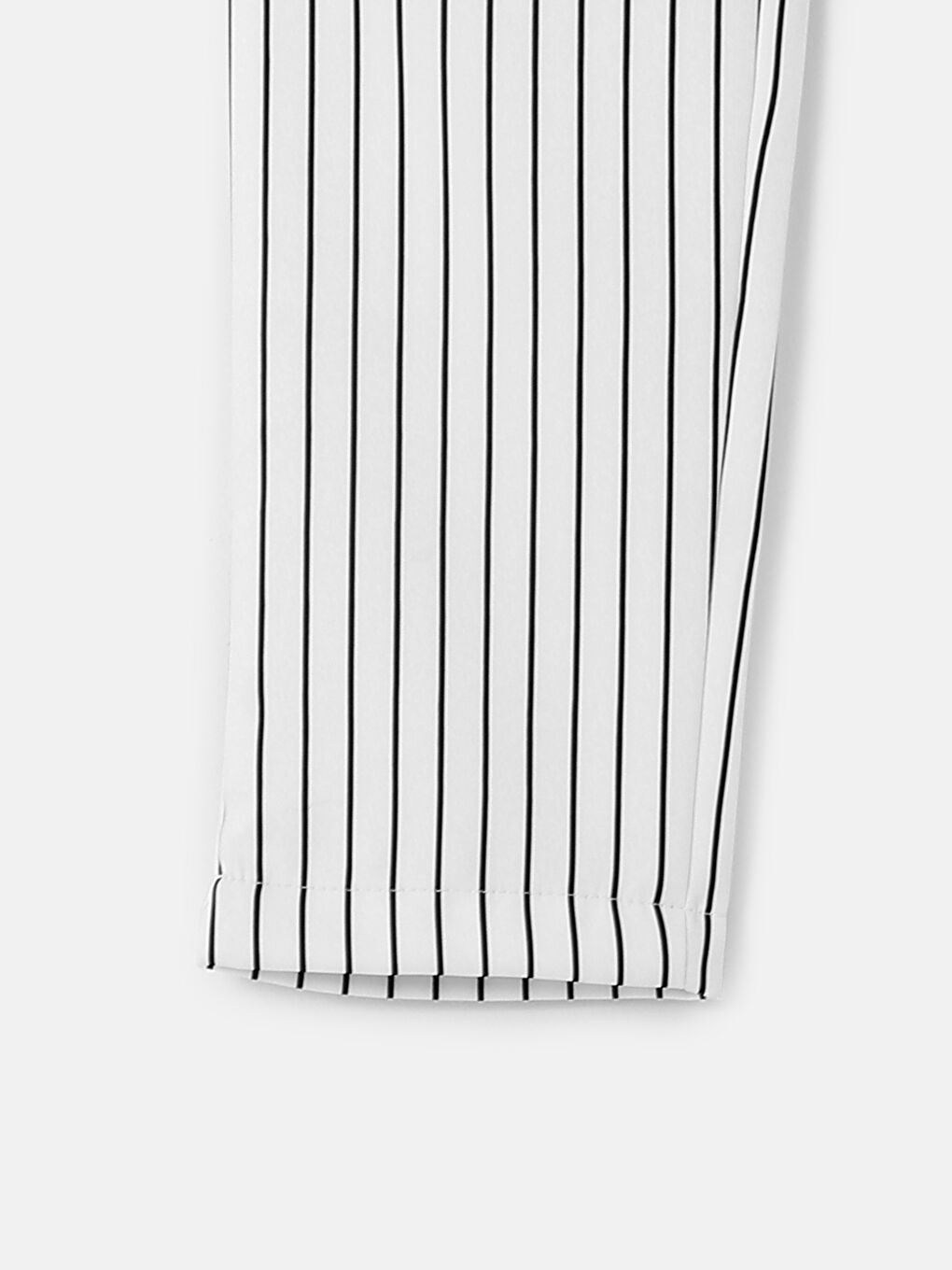Elastic Waist Striped Women's Trousers-2