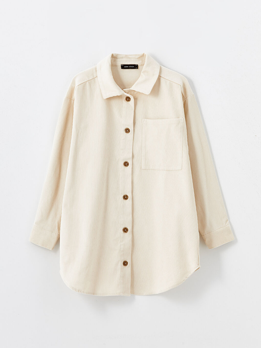 Textured Oversize Velvet Women's Shirt Jacket -W4IB28Z8-G5M