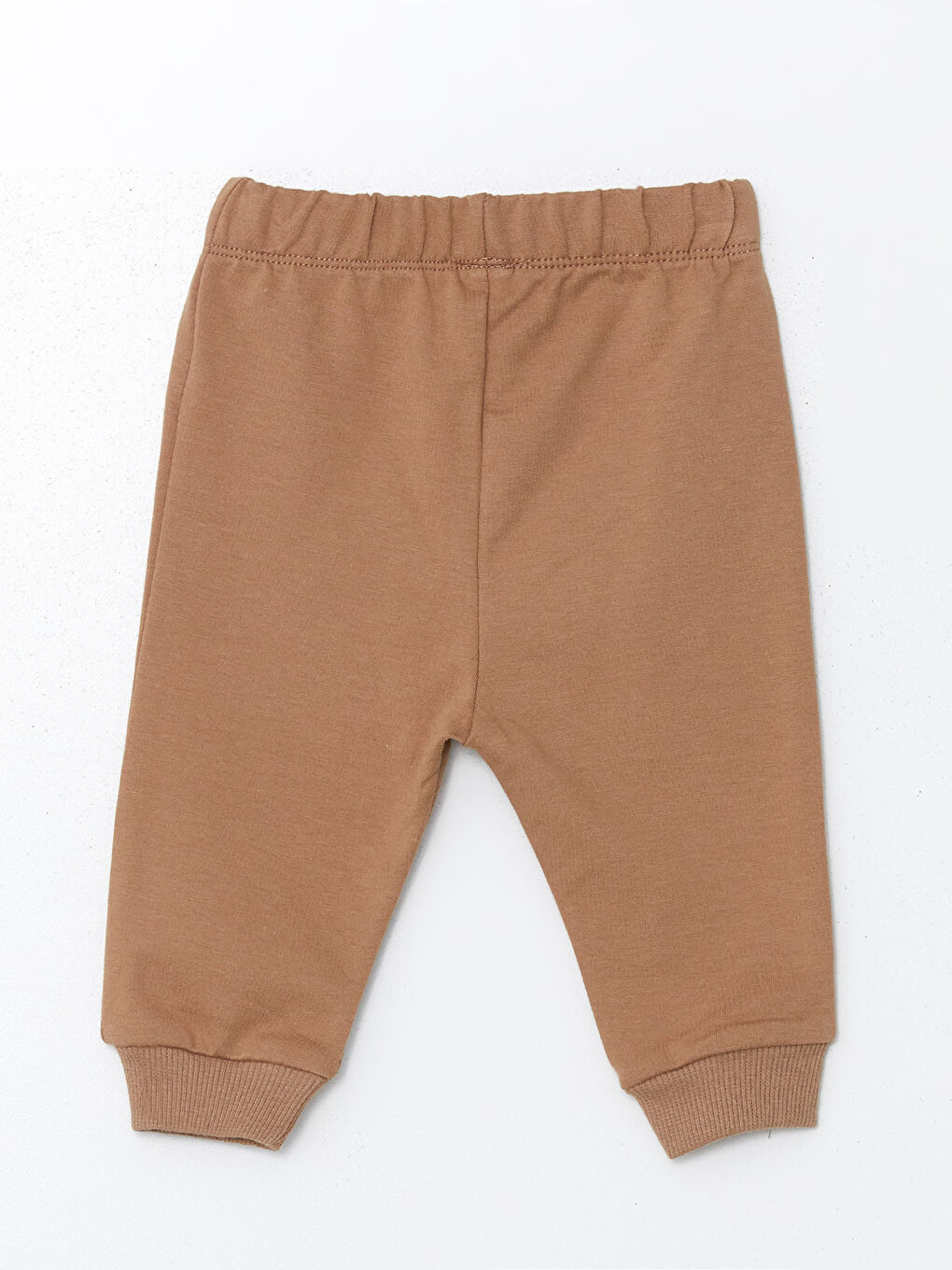 Bej Bisiklet Yaka Uzun Kollu Baskılı Erkek Bebek Sweatshirt ve Eşofman Alt 2'li Takım-3